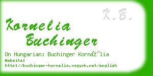 kornelia buchinger business card